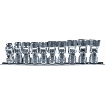 Condor Csuklós dugófej készlet 3/8",10-19mm,hatlap