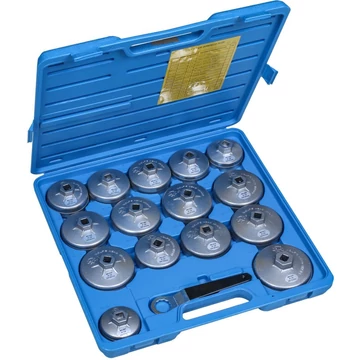Condor  Olajszűrő leszedő kupak készlet,17db-os,aluminium