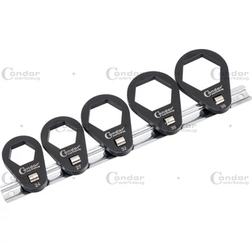 Condor  Olajszűrő kulcskészlet, 5 db, 3/8", hatszög 24-38 mm
