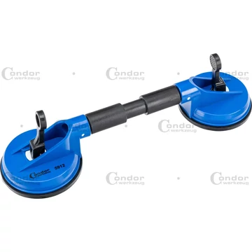 Üvegfogó gumi tappancs dupla, rugalmas illesztésekkel, 405 mm, ø 120 mm