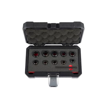Speciális dugókulcs készlet sérült anyacsavarokhoz 3/8", 9-19mm