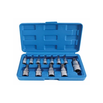 Satra Furatos torx plus bit dugókulcs készlet 1/4″, 3/8″, 1/2″ 12 részes