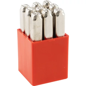 Kennedy 6.0MM SZÁMBEÜTŐ KÉSZLET TÖRÉKENY ANYAGOKHOZ (9 DB-OS)