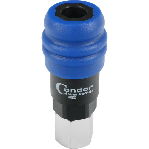 Condor Levegős gyorscsatlakozó 2 fokozatú biztonsági kioldóval 1/4"