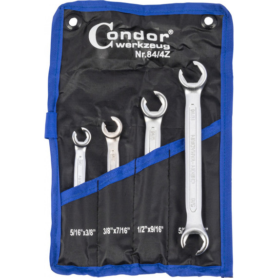 Condor Hollanderkulcs készlet colos 5/16"-11/16" 4db-os