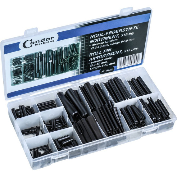 Condor Hasított csapszeg készlet 315 db, O 2-10 mm, 5-50 mm hosszú