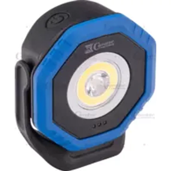 Újratölthető kézi reflektor, vezeték nélküli töltés, COB LED “Twin Beam 2-in-1”